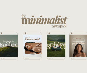 The Minimalist Canva Pack