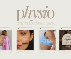 Physio Canva Template Pack