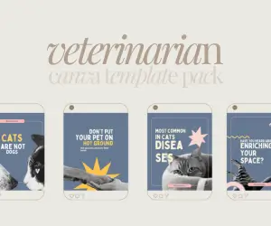 Vet Canva Template Pack