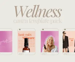 Wellness Canva Template Pack
